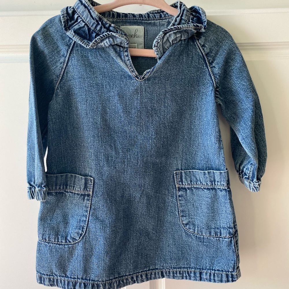 Peek denim dress